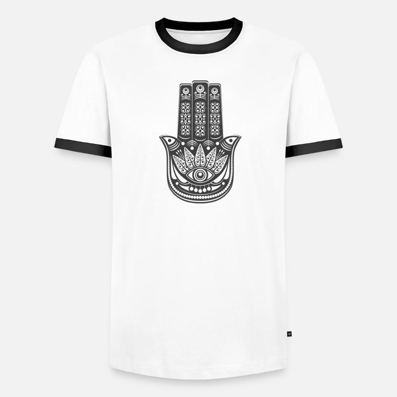 La main de Fatma T-shirt contrasté Homme