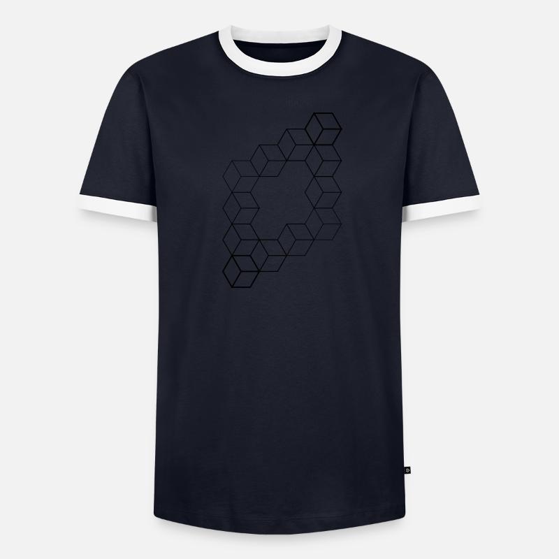 Cube Diamond T-shirt contrasté Homme
