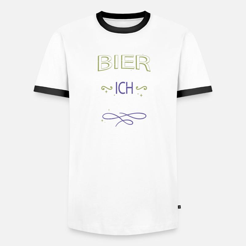 gerste statement kneipe geschenkidee Männer Kontrast-T-Shirt