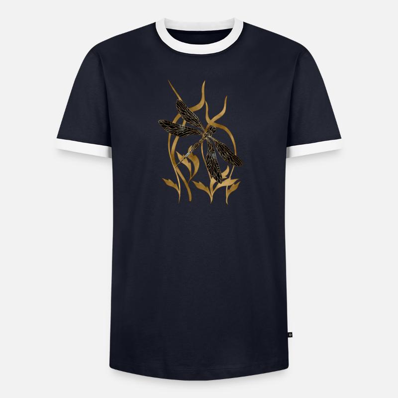 Libellule T-shirt contrasté Homme