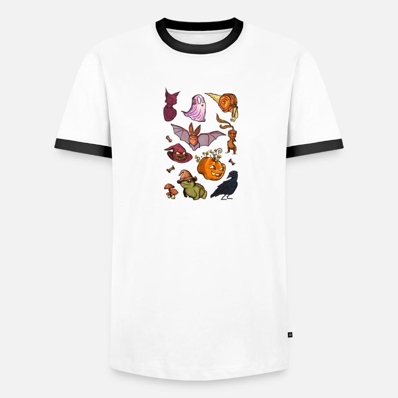 Süßes oder Saures Männer Kontrast-T-Shirt