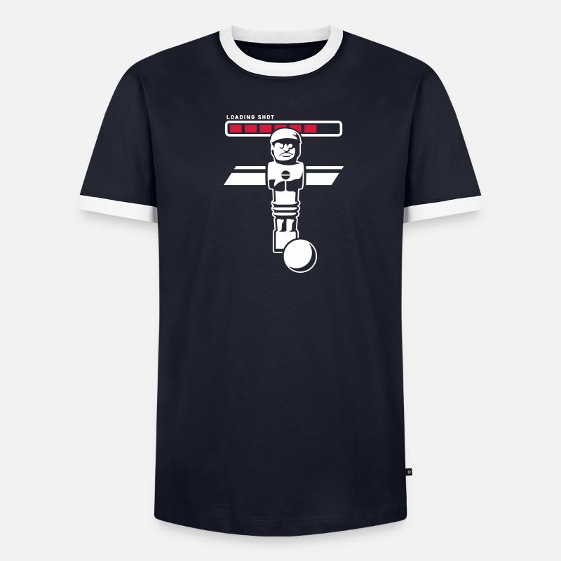 loading shot Männer Kontrast-T-Shirt