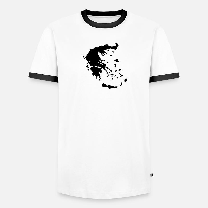 Grèce T-shirt contrasté Homme