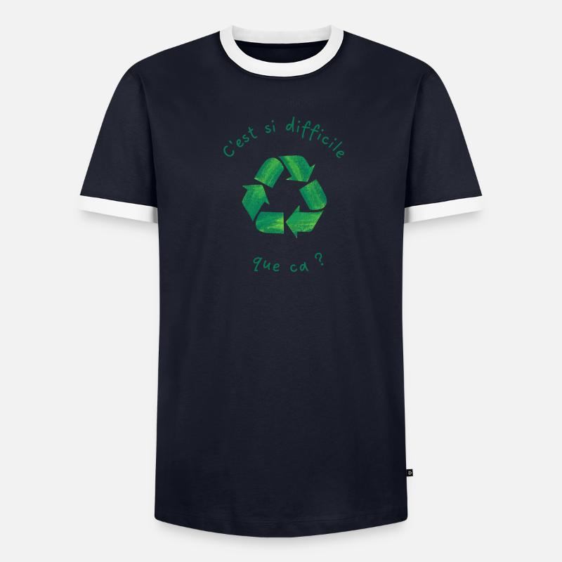 C'est si difficile que ca ? T-shirt contrasté Homme