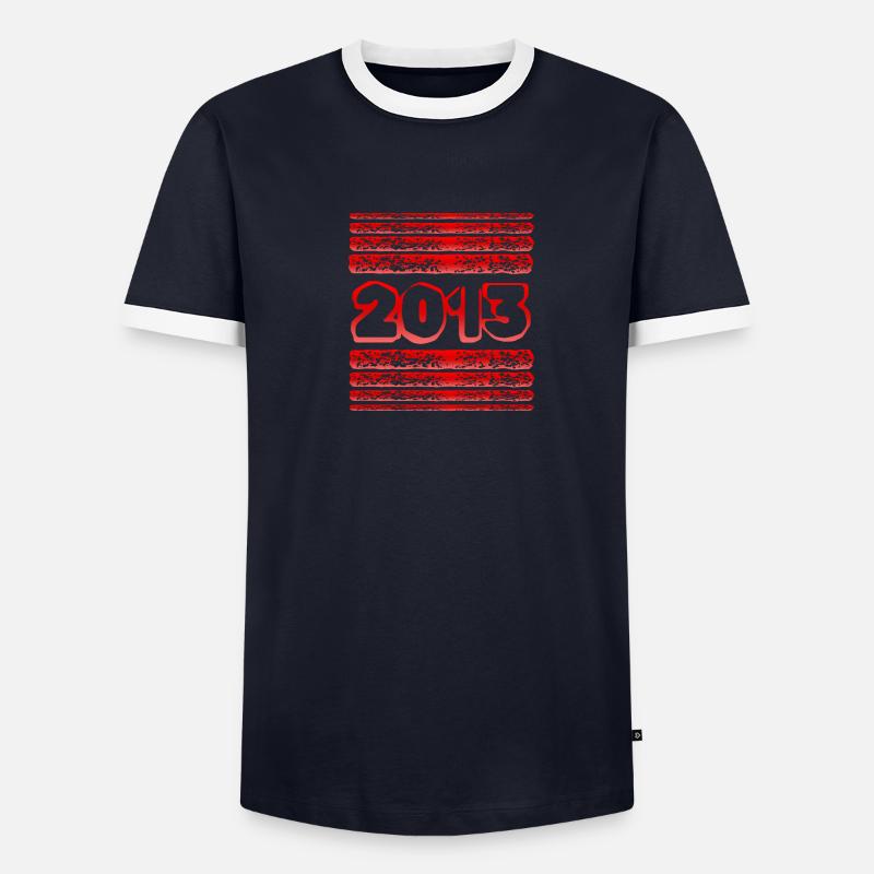 2013 2013 T-shirt contrasté Homme
