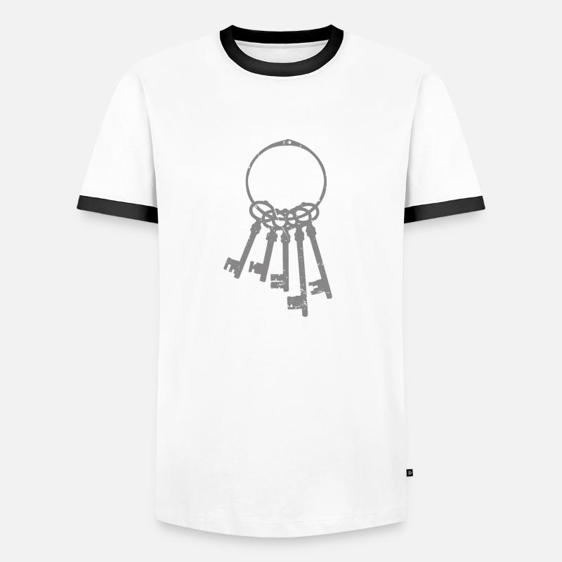 Jeu de clés T-shirt contrasté Homme