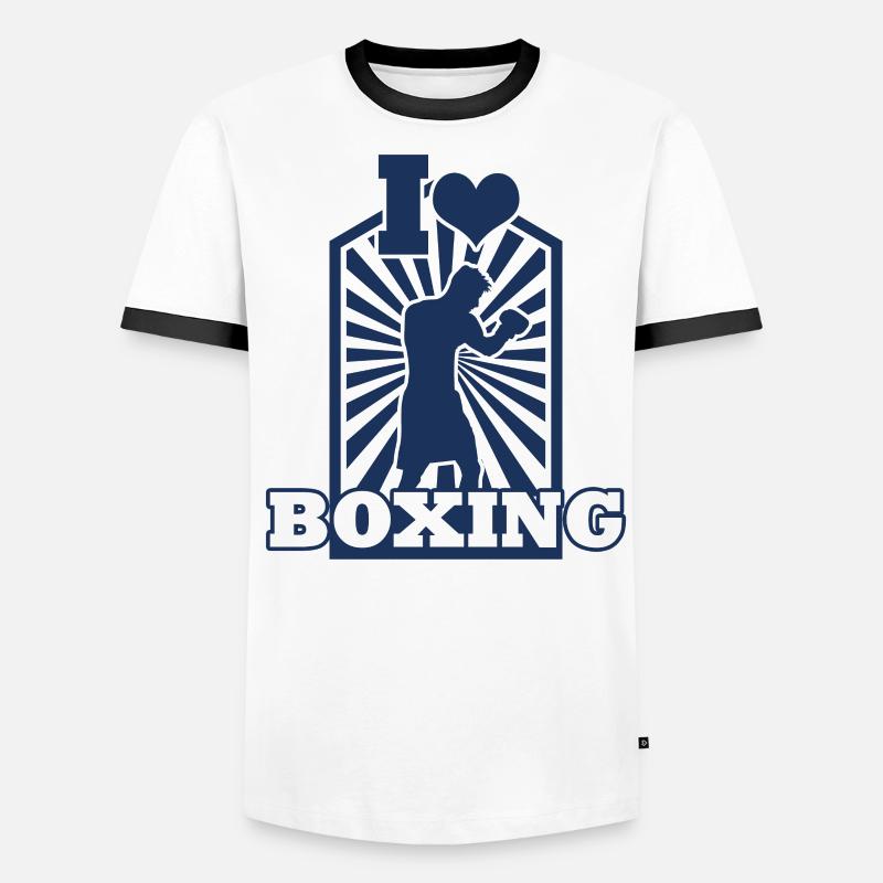 Boxe Boxe Boxe Boxer Boxer Boxing T-shirt contrasté Homme