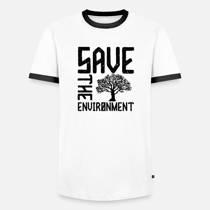 Saving the environment Men's Ringer Shirt