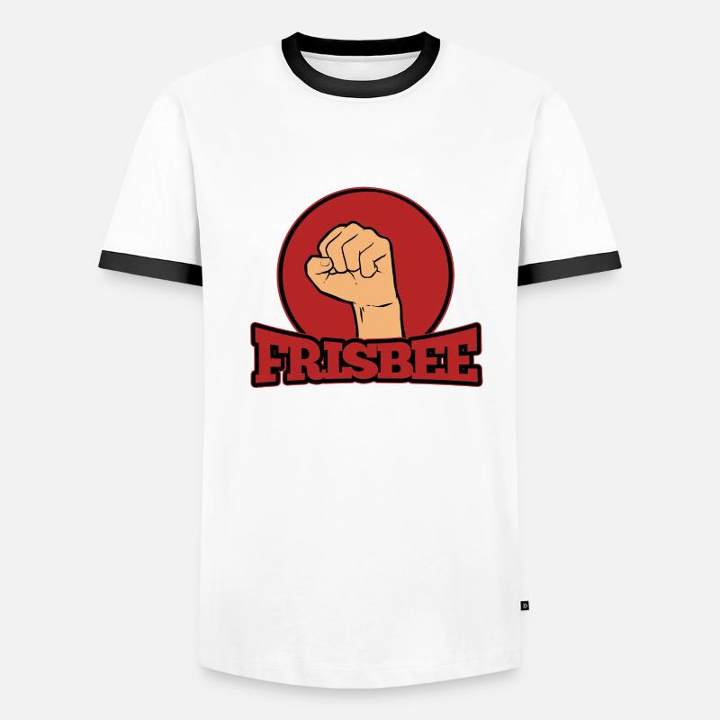 Frisbee Männer Kontrast-T-Shirt