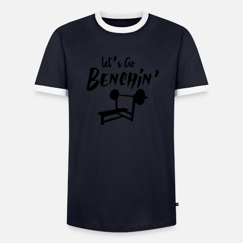 Bench Press Athletes Men's Ringer Shirt