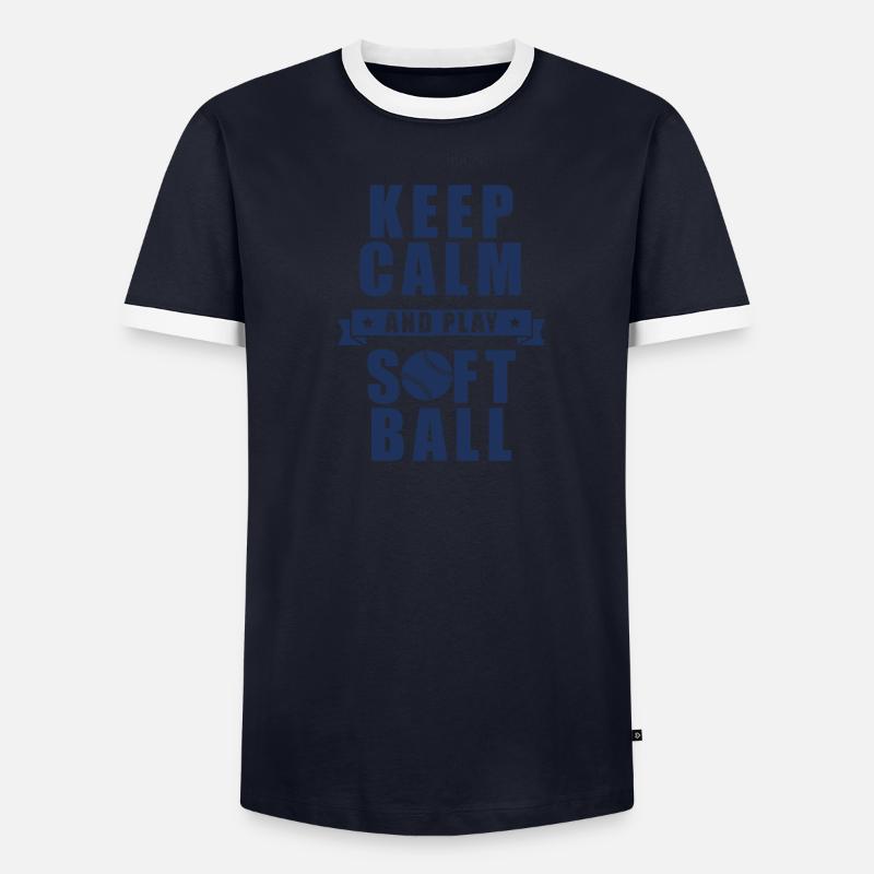 Softball Player T-shirt contrasté Homme