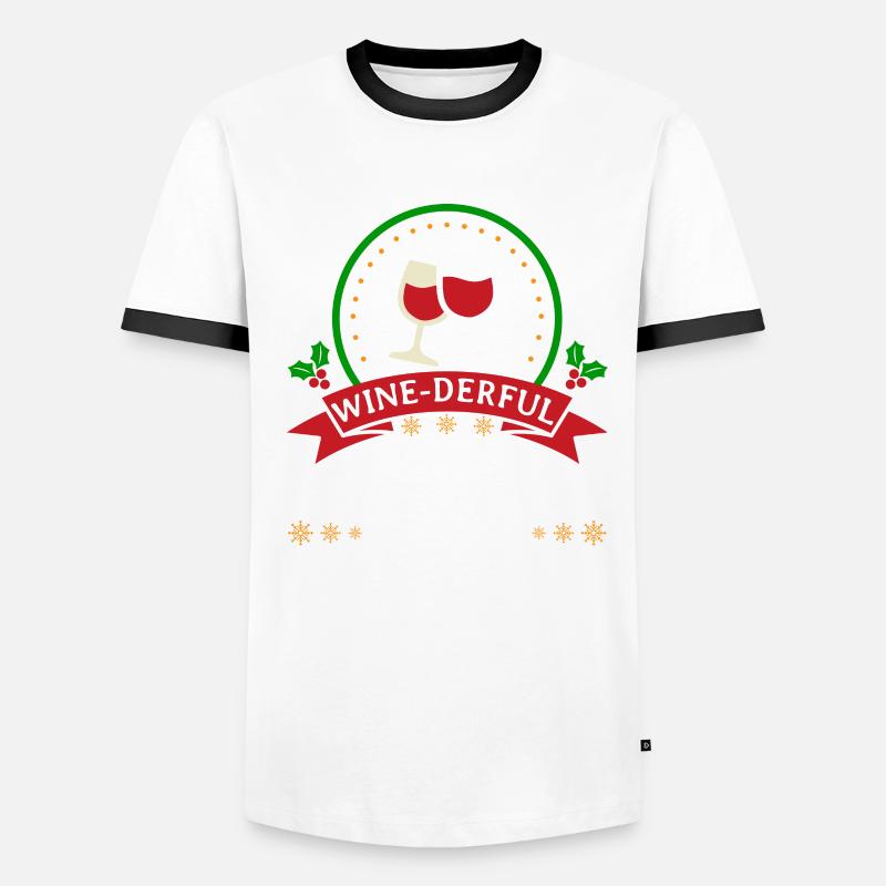 C'est le vin le plus dérisoire de l'année T-shirt contrasté Homme