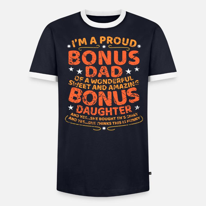Step dad gift idea Men's Ringer Shirt