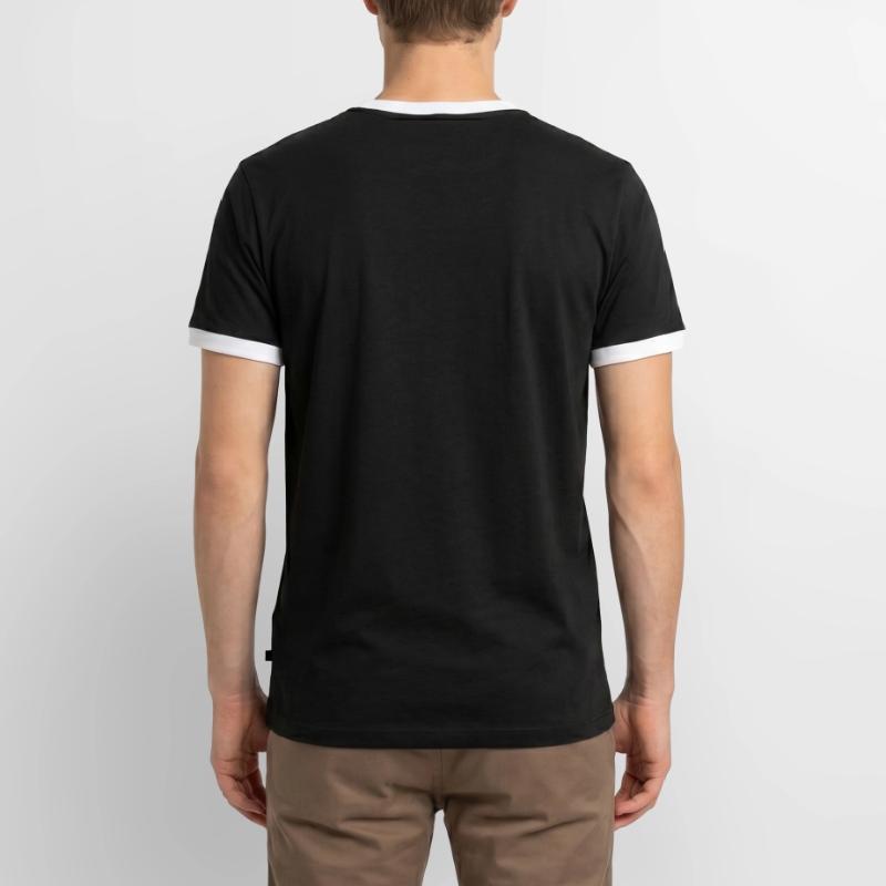 Hello World lustiges Geschenk Python Programmierer Männer Kontrast-T-Shirt