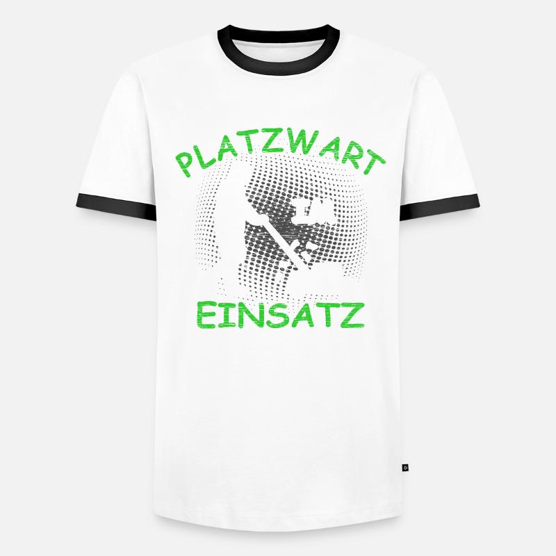 Platzwart Geschenkidee Männer Kontrast-T-Shirt