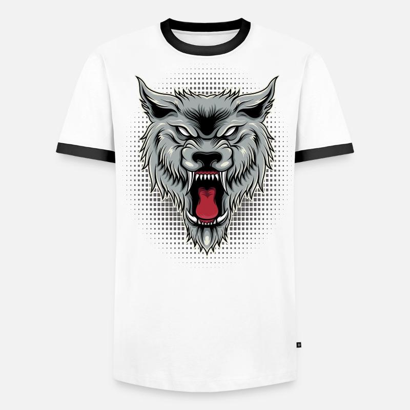 Wild wolf | Wolf pack Men's Ringer Shirt