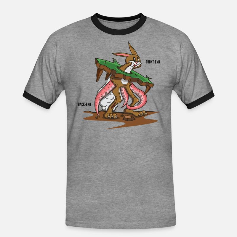 Lustiges Programmieren Informatik Software - Männer Kontrast-T-Shirt - Grau meliert/Schwarz