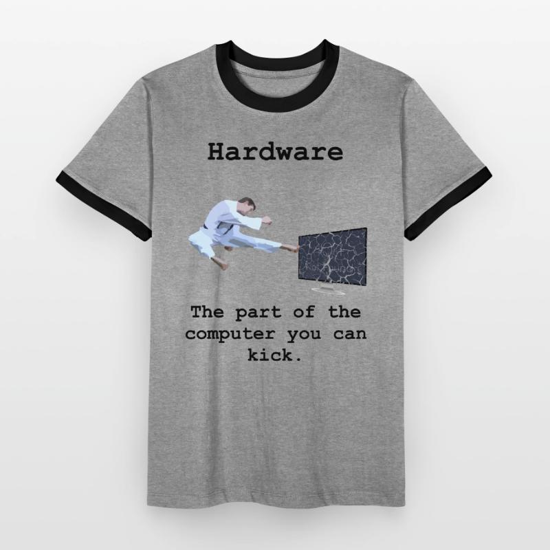 Programming Programmer Computer Science Hardware Men's Ringer Shirt