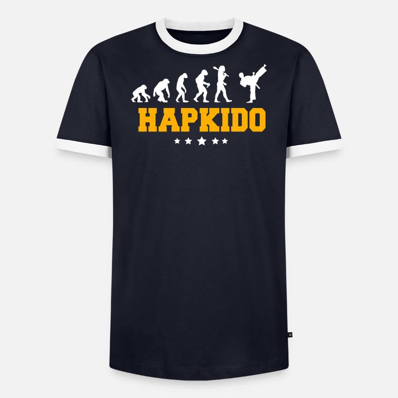 HAPKIDO Männer Kontrast-T-Shirt