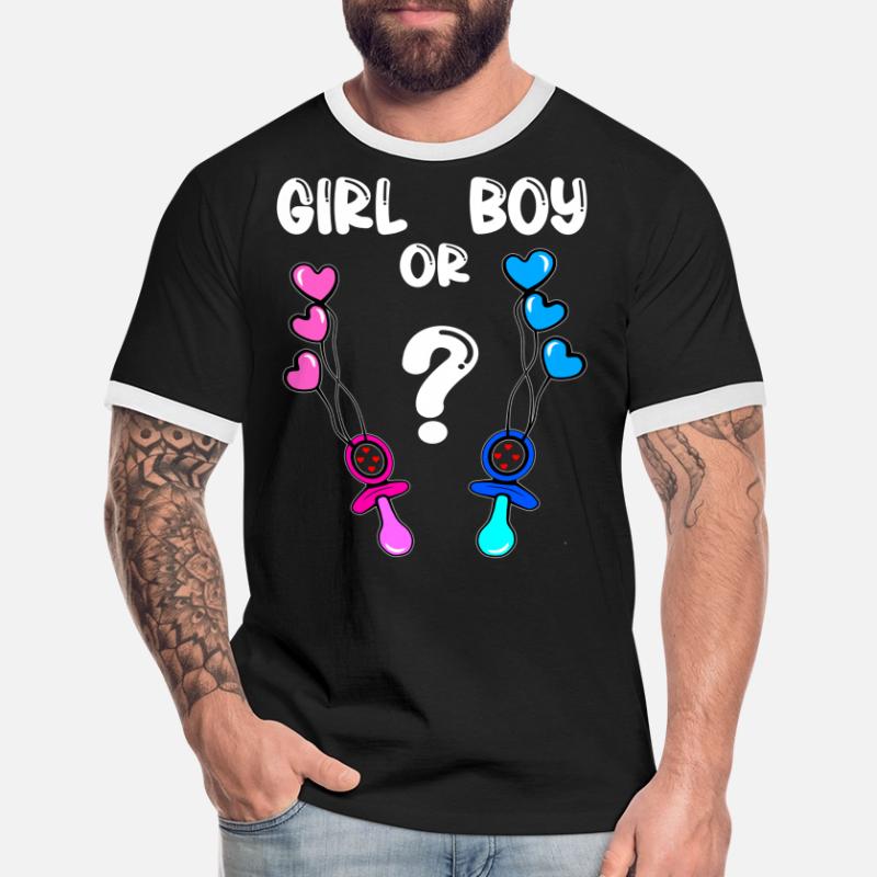 Mädchen Oder Junge Männer Kontrast-T-Shirt