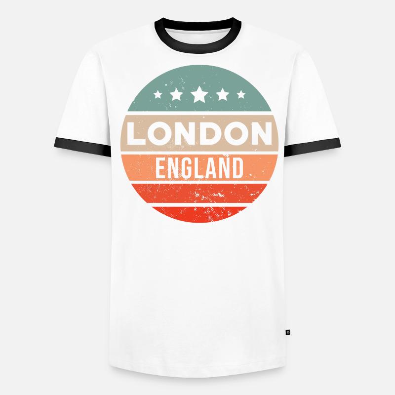 Londres T-shirt contrasté Homme