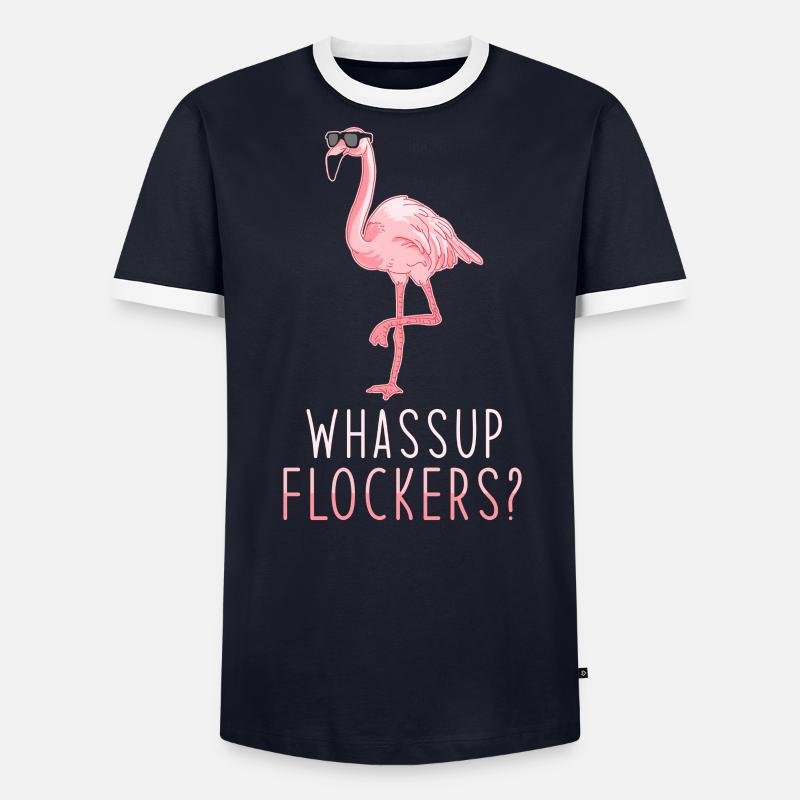 Flamingo T-shirt contrasté Homme