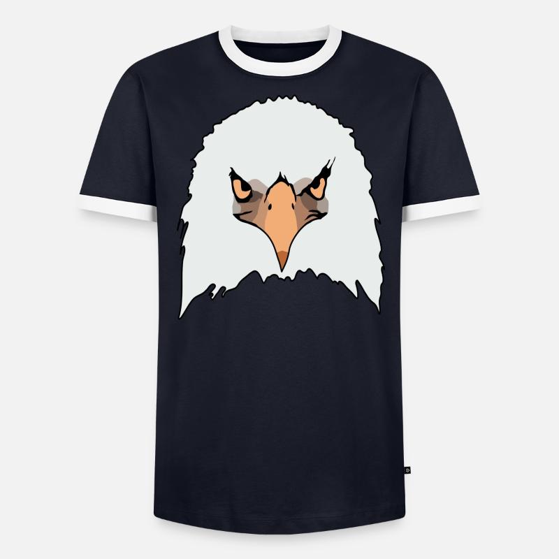 Eagle eagle motif eagle imprint bald eagle Men's Ringer Shirt