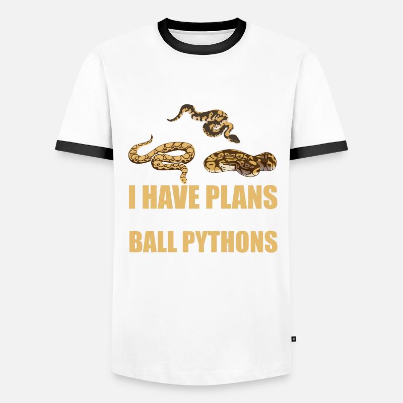 Plans Avec Mes Python Rois De Serpent T-shirt contrasté Homme