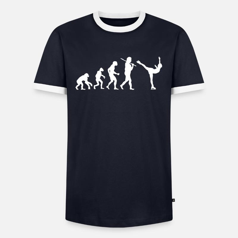 Evolution figure skating - Men's Ringer Shirt - undefined