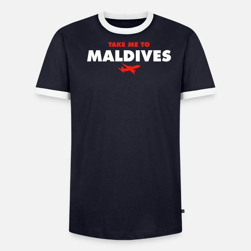Maldives Easter Gift - Männer Kontrast-T-Shirt - undefined