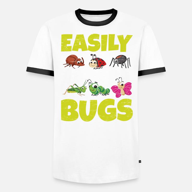 Bug Collecting Easily Distracted By Bugs Men's Ringer Shirt