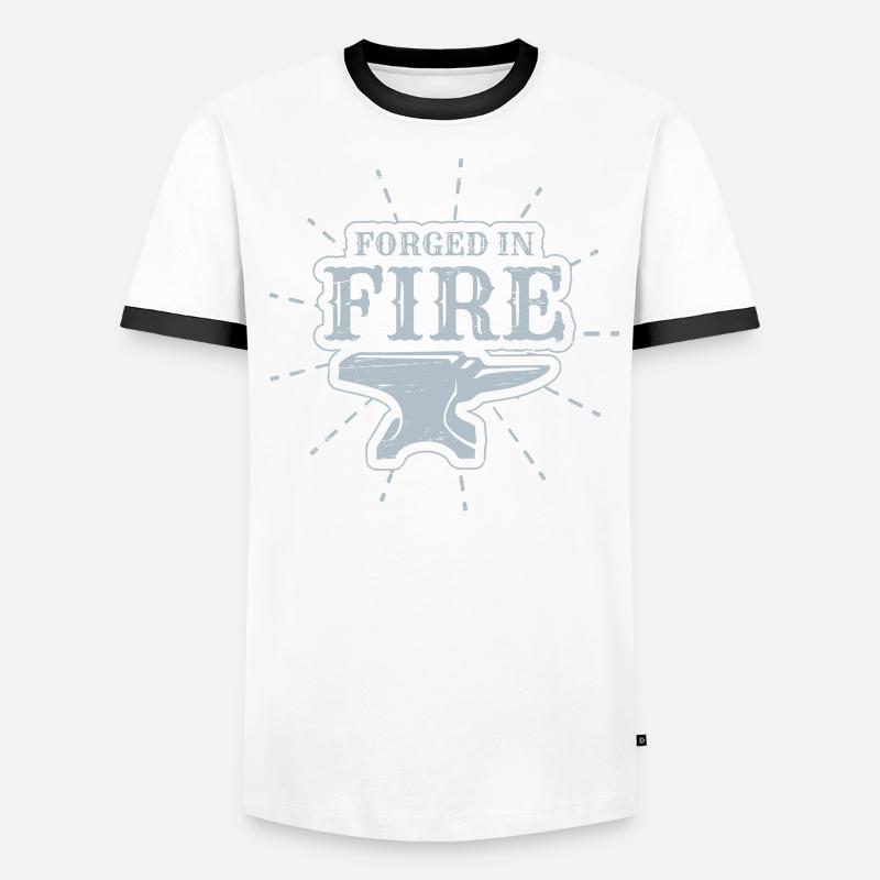 Blacksmith Forged In Fire Men's Ringer Shirt