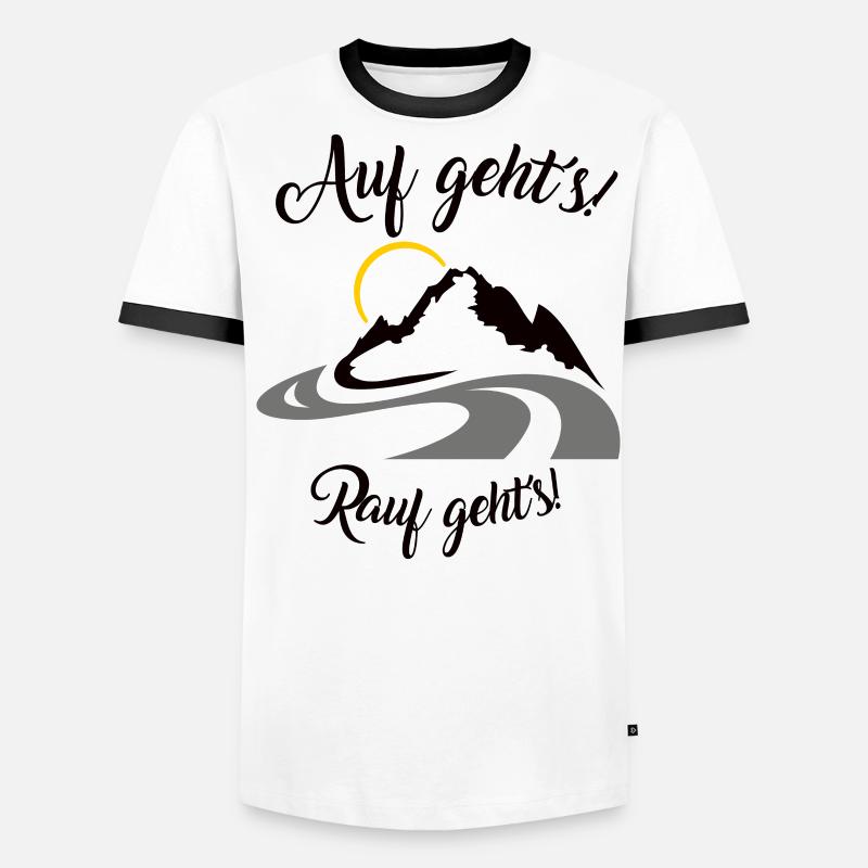 Motoradfahrer Geschenk mit Spruch Männer Kontrast-T-Shirt