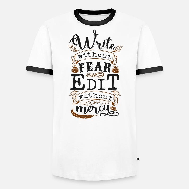 Writing Novel Writer & Published Männer Kontrast-T-Shirt