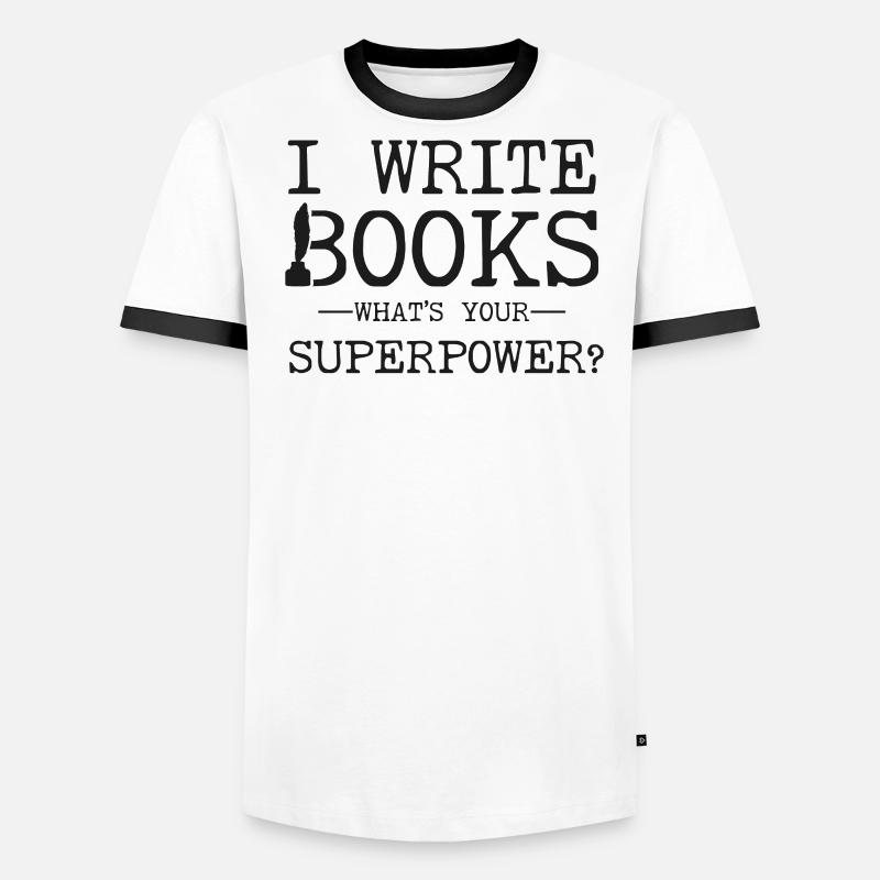 Writing Novel Writer & Published Männer Kontrast-T-Shirt