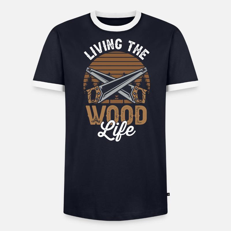 Menuisier Menuisier Menuisier Menuiserie T-shirt contrasté Homme