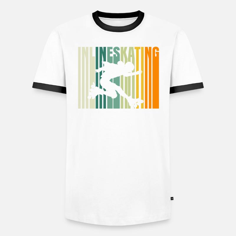 Inline Skater Inline Skating Inliner Rollerblades Men's Ringer Shirt