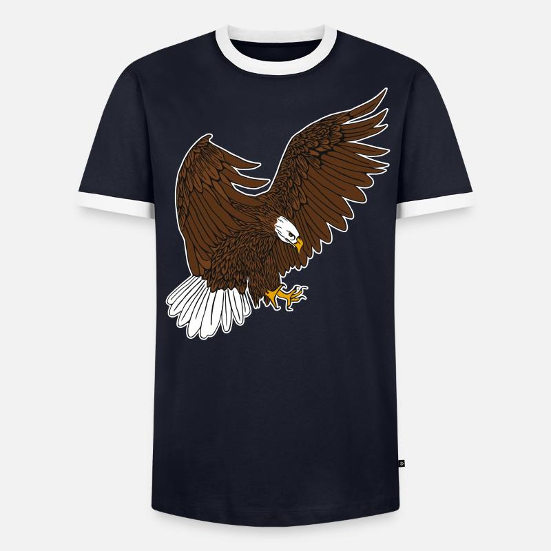 Bald Eagle Men's Ringer Shirt