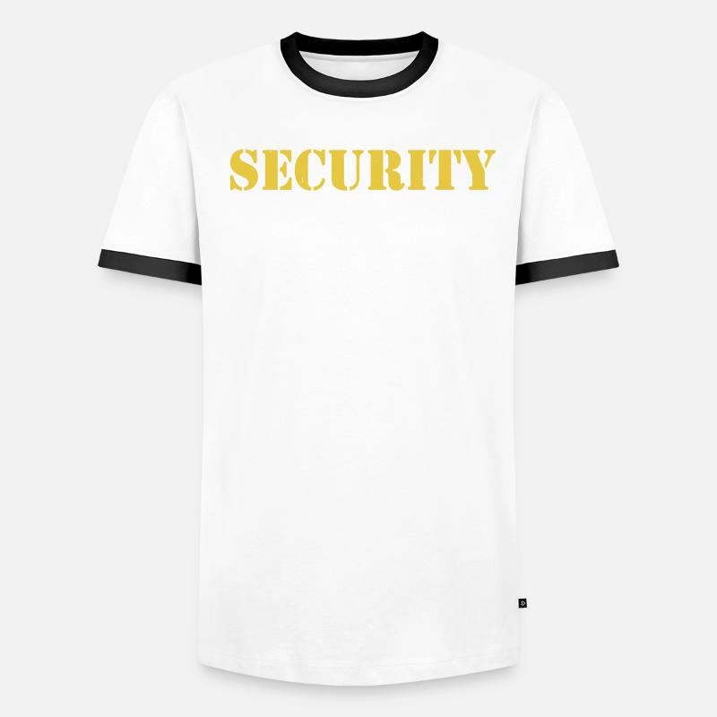 Security Squad Security Security Bouncer Men's Ringer Shirt