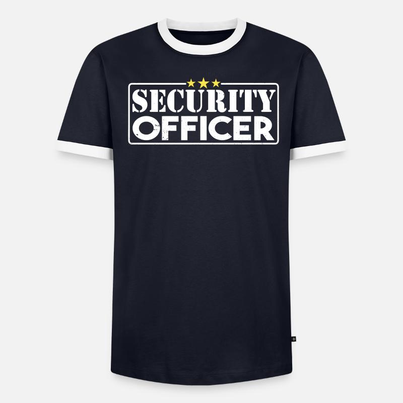 Sécurité des agents de sécurité Sécurité T-shirt contrasté Homme