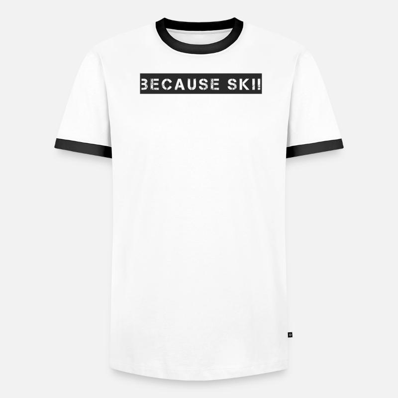 Ski - parce que Ski T-shirt contrasté Homme