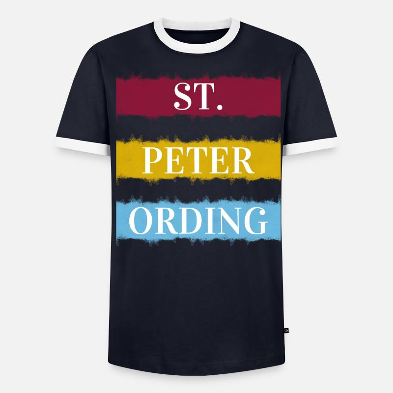 Sankt Peter Ording Männer Kontrast-T-Shirt