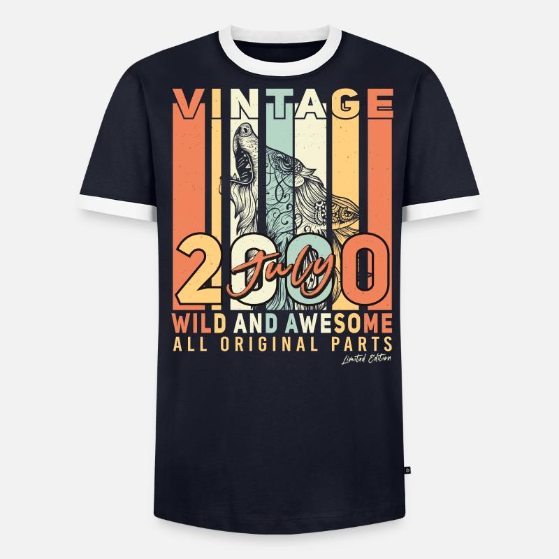 Gift July 2000 - Men's Ringer Shirt - undefined