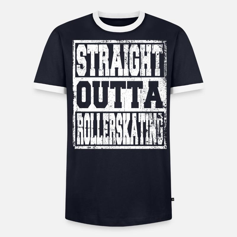 Rollerskating saying funny - Men's Ringer Shirt - undefined