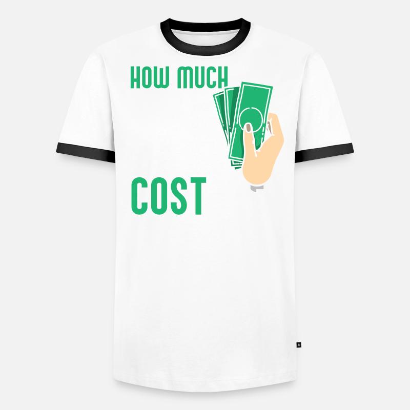 Wie Viel Wird Es Mich Kosten? Papi Papa Vater Männer Kontrast-T-Shirt