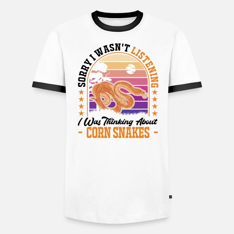 Corn Snake Cadeau Corn Snake T-shirt contrasté Homme