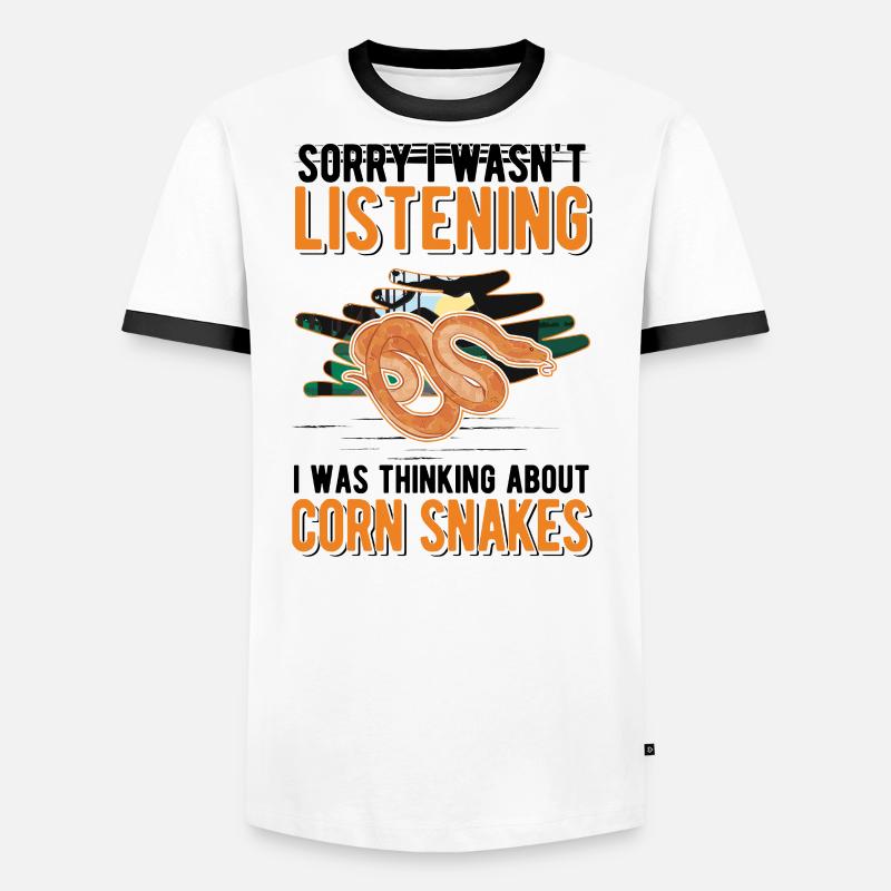 Corn Snake Cadeau Corn Snake T-shirt contrasté Homme