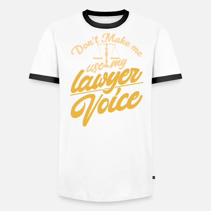 Me forcer à ne pas utiliser la voix de mon avocat T-shirt contrasté Homme