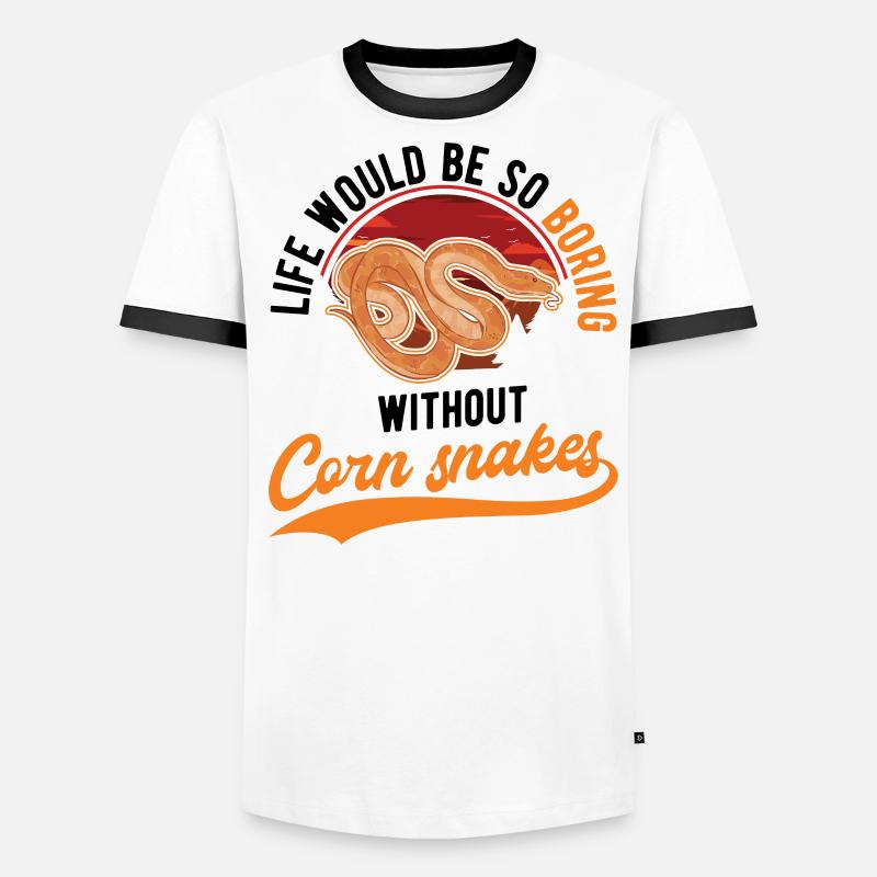 Corn Snake Cadeau Corn Snake T-shirt contrasté Homme