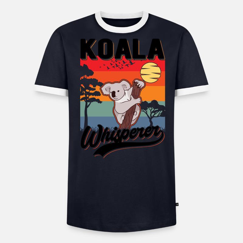 Koala Flüsterer Koala Whisperer Koalabär - Männer Kontrast-T-Shirt - undefined
